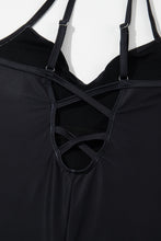Load image into Gallery viewer, Embroidered V-Neck One-Piece Swimwear