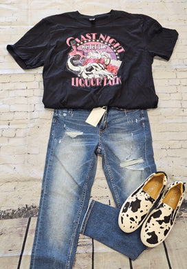Pink Last Night Graphic T-Shirt