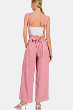 Load image into Gallery viewer, Zenana Pocketed Wide Strap Wide Leg Overalls