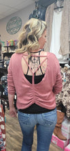 Load image into Gallery viewer, Peace Dreamcatcher Tattoo Bralette - Black