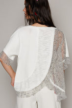 Load image into Gallery viewer, POL Openwork V-Neck Half Sleeve Top