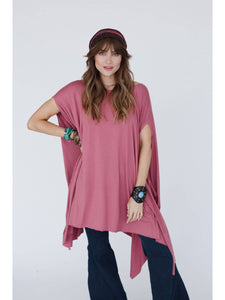 Three Birds Nest the Wren Tunic - Mauve