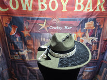 Load image into Gallery viewer, Olive Designer Rancher Hat