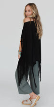 Load image into Gallery viewer, Showstopper Fringe Top Black