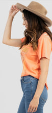 Load image into Gallery viewer, American Bling Women Mineral Wash Tribal Graphic Short Sleeve Tee