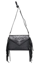 Load image into Gallery viewer, Montana West Genuine Leather Clutch/Crossbody - Black