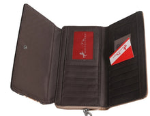 Load image into Gallery viewer, Montana West Aztec Tooled Collection Concealed Carry Western Tote With Matching Wallet