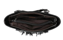 Load image into Gallery viewer, Trinity Ranch Leather Fringe Collection Concealed Carry Tote with Matching Wallet