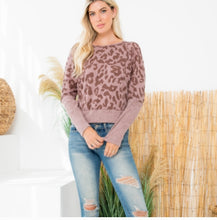Load image into Gallery viewer, Ces Femme Cheetah Print Twist Back Top
