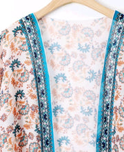 Load image into Gallery viewer, BohoFeel Floral Print Chiffon Kimono