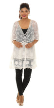 Load image into Gallery viewer, Lace &amp; Crochet Tunic  White