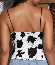 Load image into Gallery viewer, Cow Print Cami Top