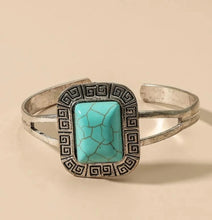Load image into Gallery viewer, Turquoise Cuff Bangle