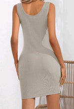 Load image into Gallery viewer, Light Grey Bodycon Dress