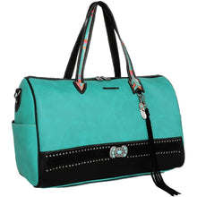 Load image into Gallery viewer, Montana West Concho Collection Weekender Bag