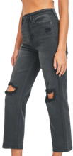 Load image into Gallery viewer, JBD Asia High Rise Cropped Jeans Black