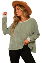 Load image into Gallery viewer, Chenille Pullover Green