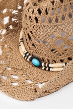Load image into Gallery viewer, Fame Cutout Strap Weave Straw Hat