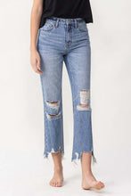 Load image into Gallery viewer, Lovervet High Rise Distressed Straight Jeans