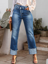 Load image into Gallery viewer, Mid-Rise Waist Jeans with Pockets