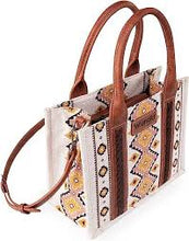 Load image into Gallery viewer, Wrangler Southwestern Print Small Canvas Tote/Crossbody