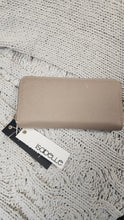 Load image into Gallery viewer, Double Zip-Around Wristlet Wallet Taupe