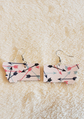 State of Montana Earrings