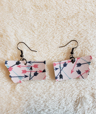 State of Montana Earrings