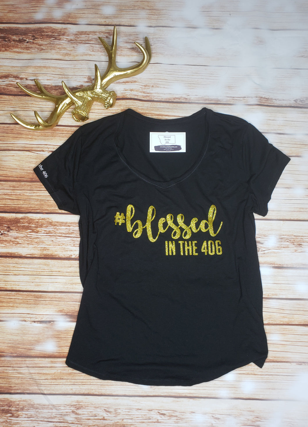 Womens Blessed in the 406 Shirt