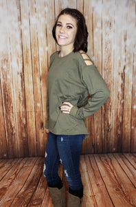 Pull Over Cut Out Sweater