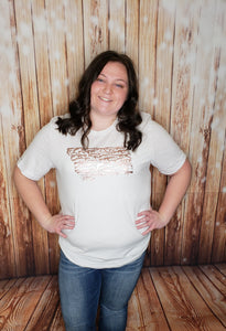 Womans Gun Pattern Montana T-Shirt