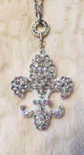 Load image into Gallery viewer, Fleur-de-Lis Silver Necklace