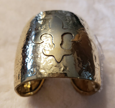 Fleur-de-Lis Cuff Bracelet