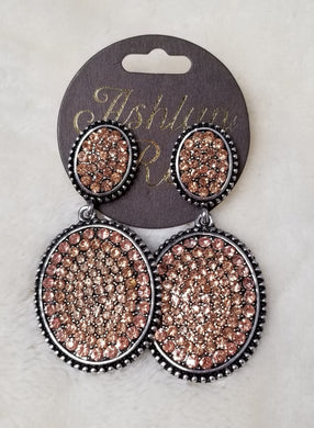 Rose gold earings