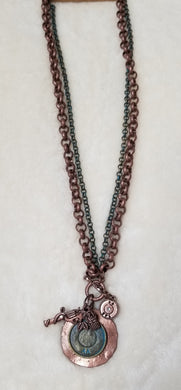 Copper bullet necklace