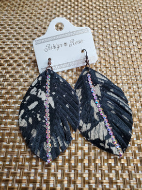 Wild Life Fringe Teardrop Earrings 02371