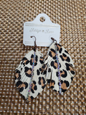 Wild Life Fringe Teardrop Earrings 02372