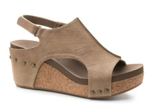 Load image into Gallery viewer, Corkys Carley Wedge Taupe