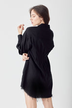 Load image into Gallery viewer, Risen Black Linen Dress