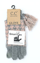 Load image into Gallery viewer, Houndstooth Cuffed CC Gloves