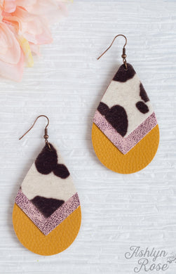 Chevron Teardrop Earrings 04412