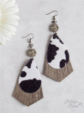 Cowgirl Fringe Teardrop Earrings 04413