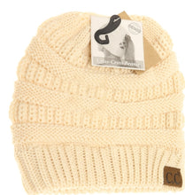 Load image into Gallery viewer, CC CRISS-CROSS KNIT BEANIE
