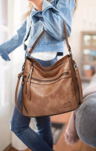 Load image into Gallery viewer, Khaki Luxury Faux Leather Handbag