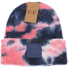 Load image into Gallery viewer, Tie Dye Beanie with Rubber Patch